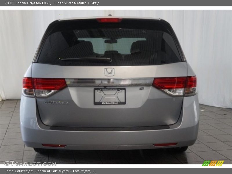 Lunar Silver Metallic / Gray 2016 Honda Odyssey EX-L