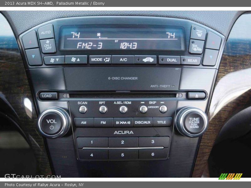 Palladium Metallic / Ebony 2013 Acura MDX SH-AWD