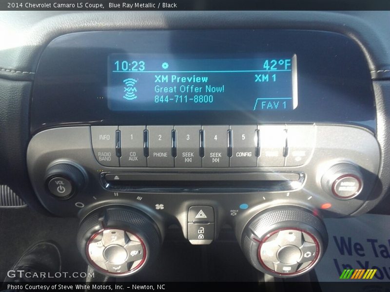 Blue Ray Metallic / Black 2014 Chevrolet Camaro LS Coupe