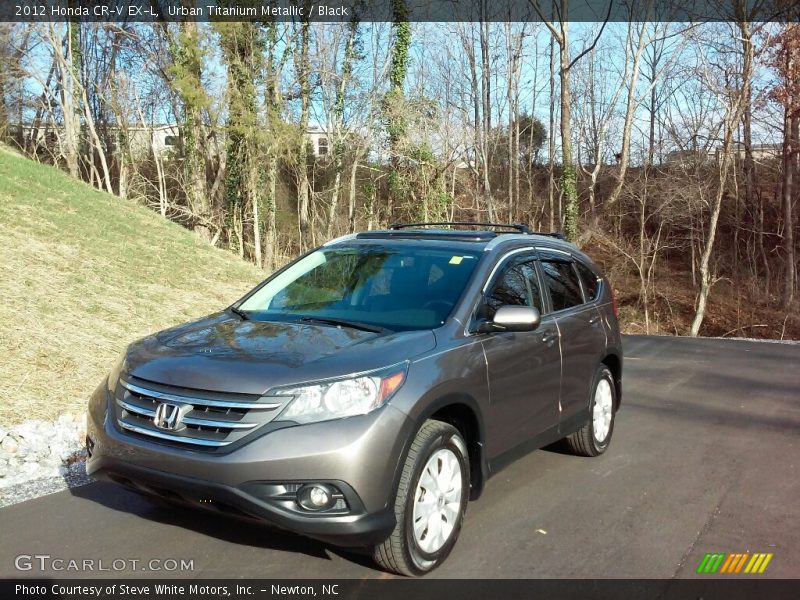 Urban Titanium Metallic / Black 2012 Honda CR-V EX-L