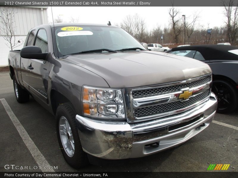 Mocha Steel Metallic / Ebony 2012 Chevrolet Silverado 1500 LT Extended Cab 4x4