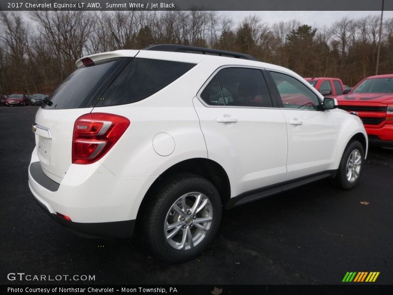 Summit White / Jet Black 2017 Chevrolet Equinox LT AWD