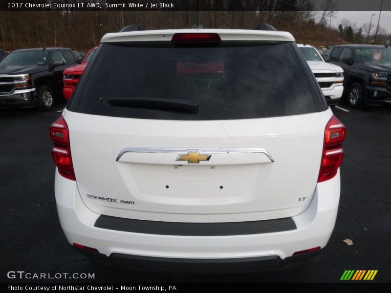 Summit White / Jet Black 2017 Chevrolet Equinox LT AWD