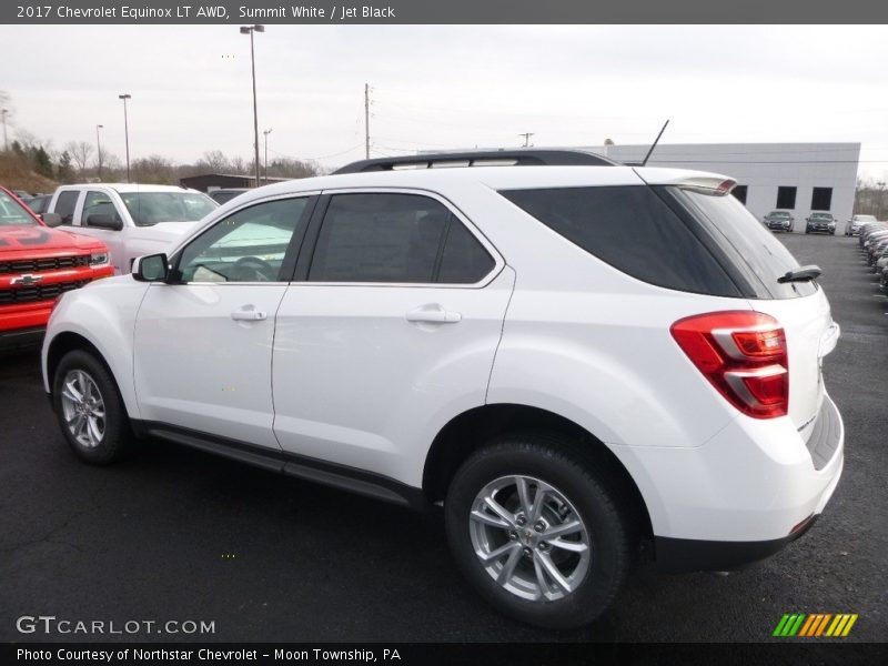 Summit White / Jet Black 2017 Chevrolet Equinox LT AWD