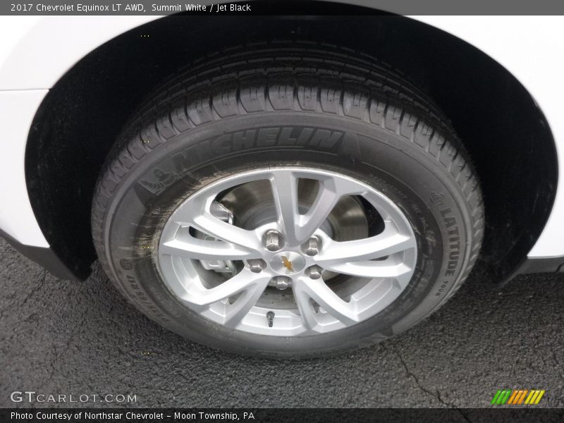 Summit White / Jet Black 2017 Chevrolet Equinox LT AWD