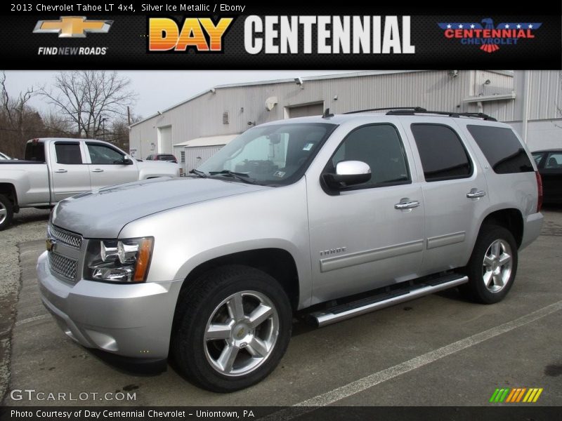 Silver Ice Metallic / Ebony 2013 Chevrolet Tahoe LT 4x4