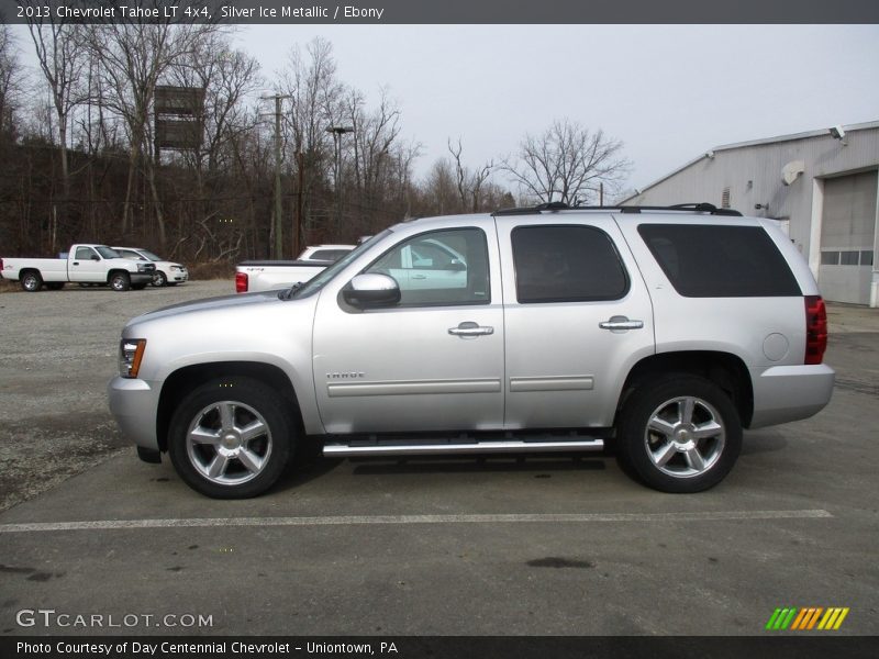 Silver Ice Metallic / Ebony 2013 Chevrolet Tahoe LT 4x4