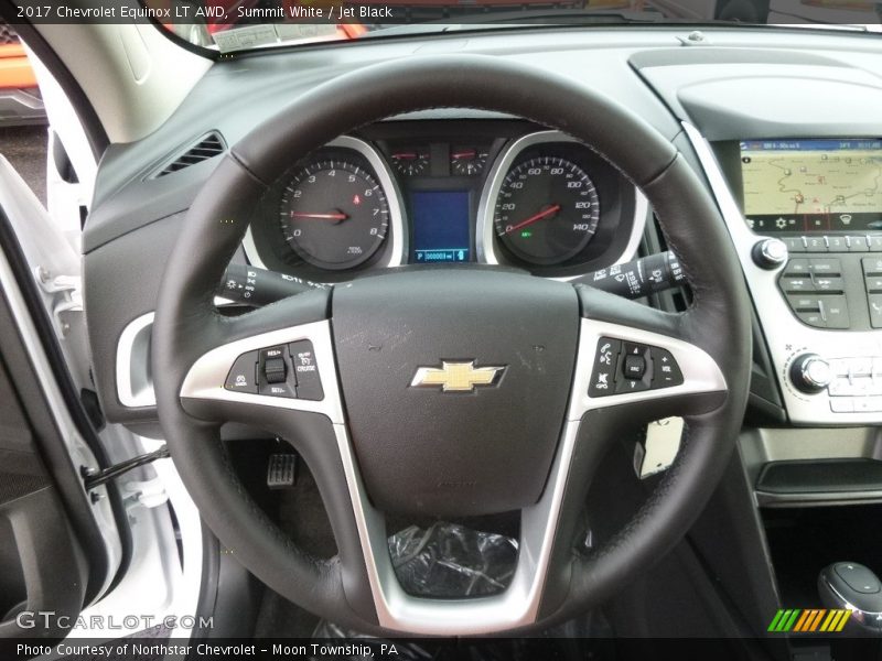 Summit White / Jet Black 2017 Chevrolet Equinox LT AWD