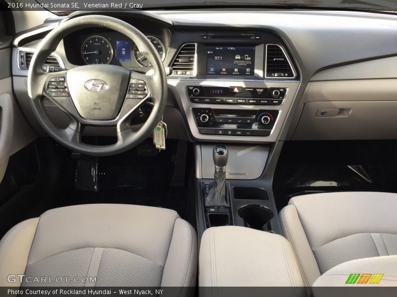 Venetian Red / Gray 2016 Hyundai Sonata SE