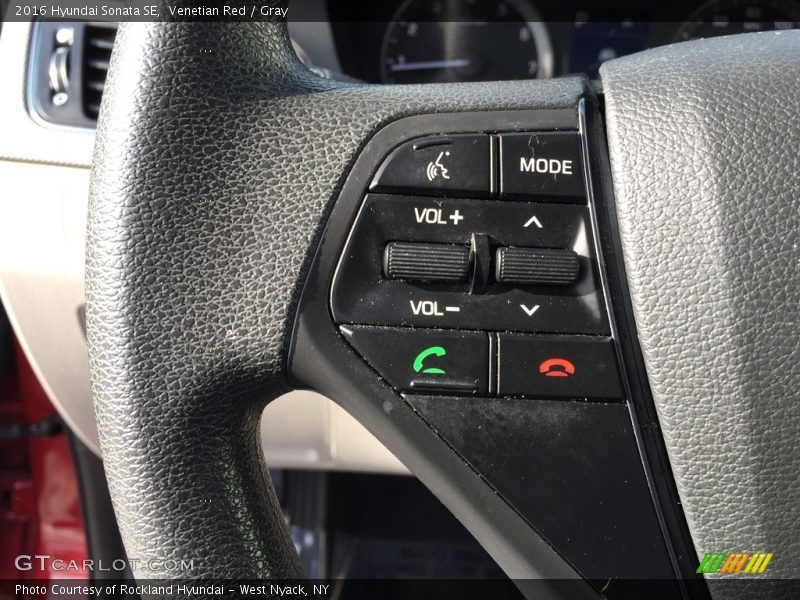 Venetian Red / Gray 2016 Hyundai Sonata SE