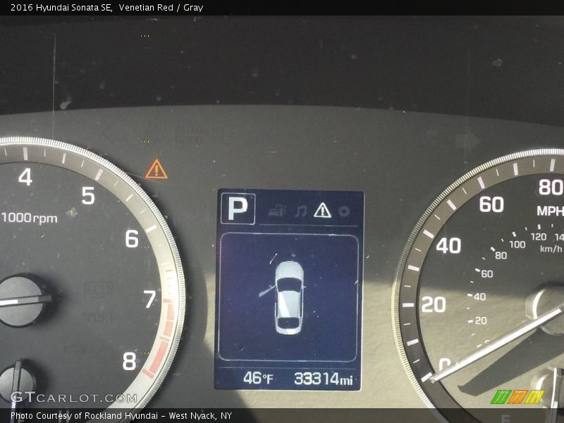 Venetian Red / Gray 2016 Hyundai Sonata SE