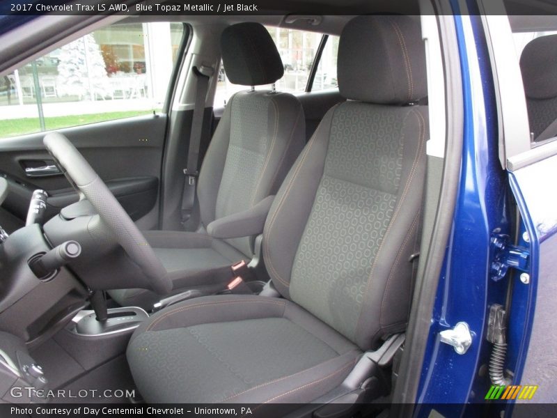 Blue Topaz Metallic / Jet Black 2017 Chevrolet Trax LS AWD