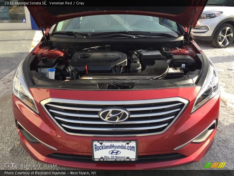 Venetian Red / Gray 2016 Hyundai Sonata SE