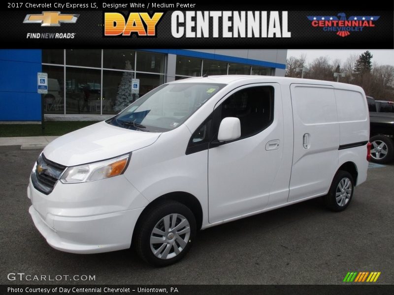 Designer White / Medium Pewter 2017 Chevrolet City Express LS