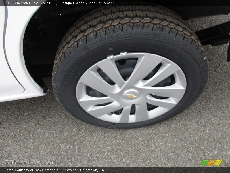 Designer White / Medium Pewter 2017 Chevrolet City Express LS