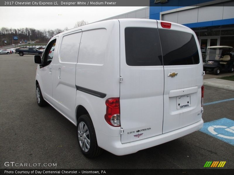 Designer White / Medium Pewter 2017 Chevrolet City Express LS