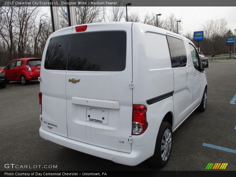 Designer White / Medium Pewter 2017 Chevrolet City Express LS