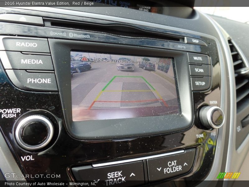 Red / Beige 2016 Hyundai Elantra Value Edition