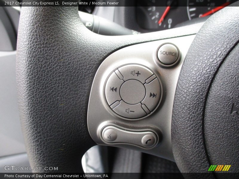 Designer White / Medium Pewter 2017 Chevrolet City Express LS