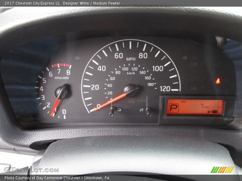 Designer White / Medium Pewter 2017 Chevrolet City Express LS