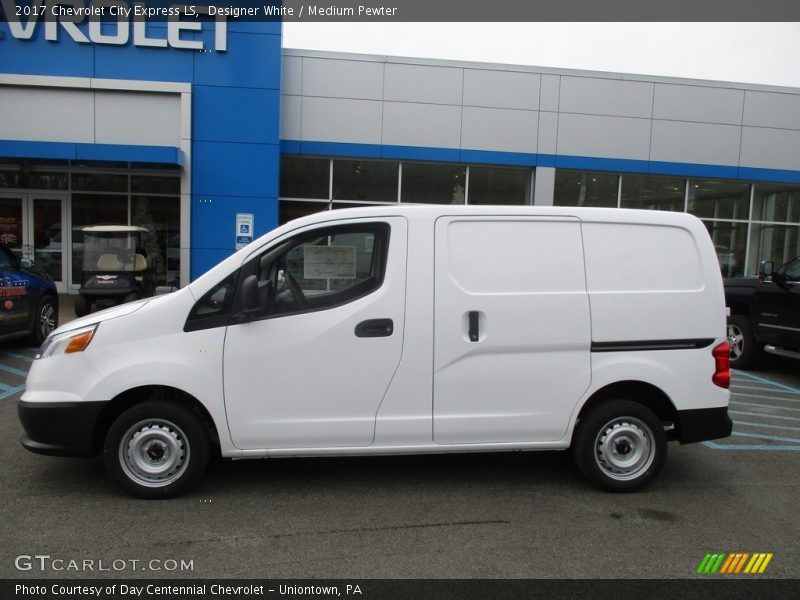 Designer White / Medium Pewter 2017 Chevrolet City Express LS