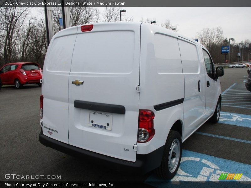 Designer White / Medium Pewter 2017 Chevrolet City Express LS