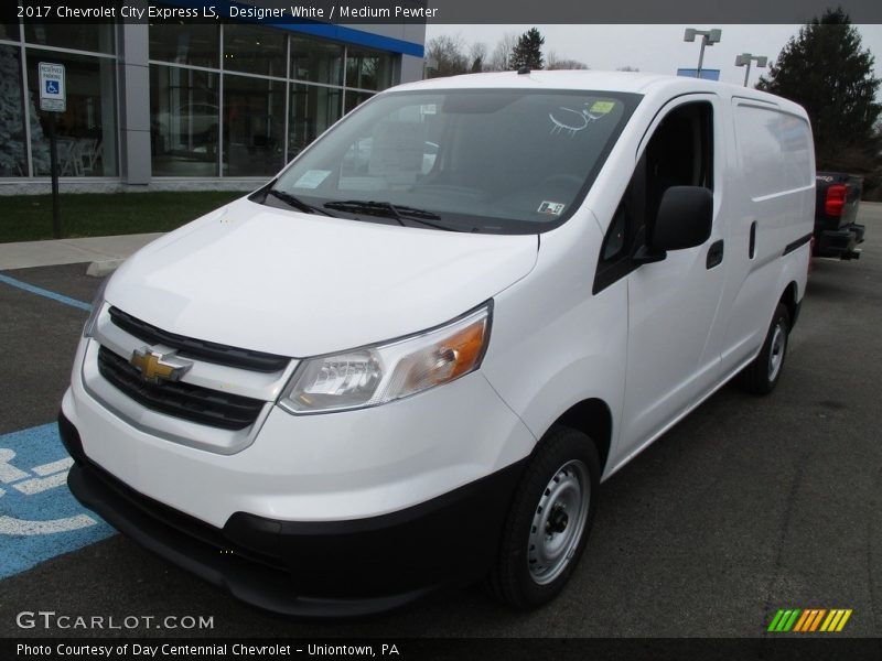Designer White / Medium Pewter 2017 Chevrolet City Express LS