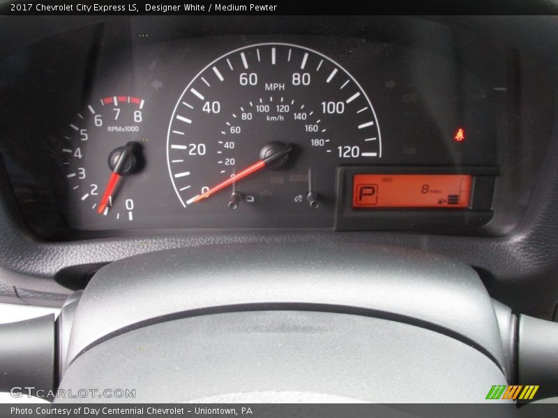 Designer White / Medium Pewter 2017 Chevrolet City Express LS