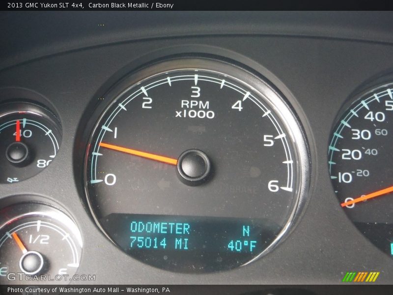 Carbon Black Metallic / Ebony 2013 GMC Yukon SLT 4x4