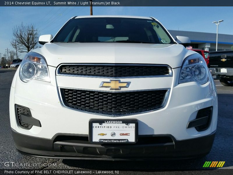 Summit White / Light Titanium/Jet Black 2014 Chevrolet Equinox LT