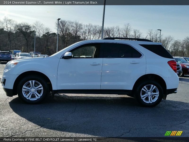 Summit White / Light Titanium/Jet Black 2014 Chevrolet Equinox LT