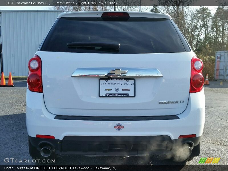 Summit White / Light Titanium/Jet Black 2014 Chevrolet Equinox LT
