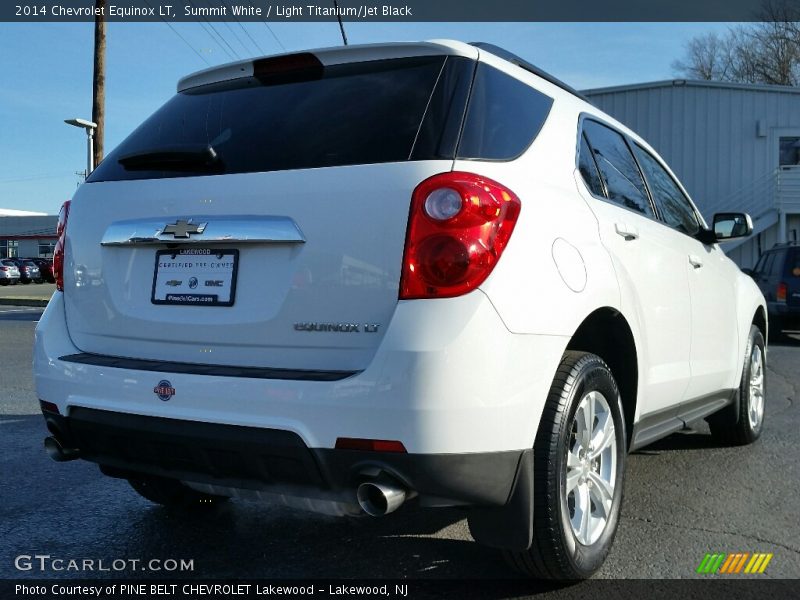 Summit White / Light Titanium/Jet Black 2014 Chevrolet Equinox LT