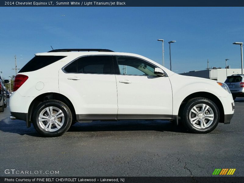Summit White / Light Titanium/Jet Black 2014 Chevrolet Equinox LT
