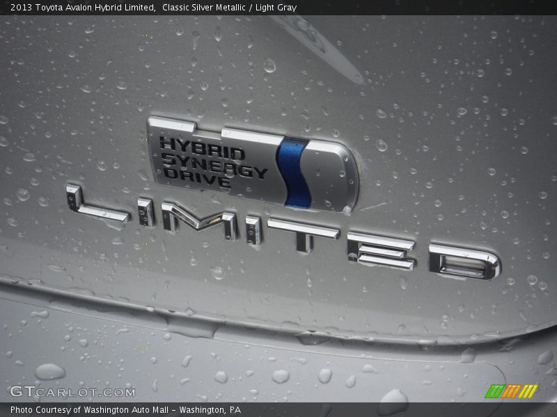 Classic Silver Metallic / Light Gray 2013 Toyota Avalon Hybrid Limited