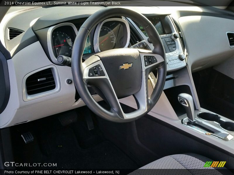 Summit White / Light Titanium/Jet Black 2014 Chevrolet Equinox LT