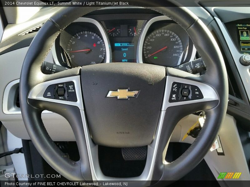Summit White / Light Titanium/Jet Black 2014 Chevrolet Equinox LT