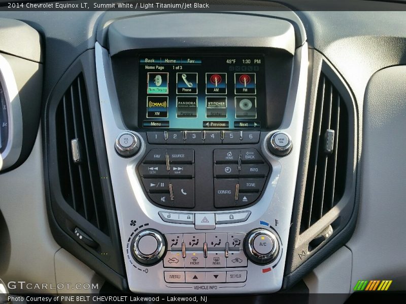 Summit White / Light Titanium/Jet Black 2014 Chevrolet Equinox LT
