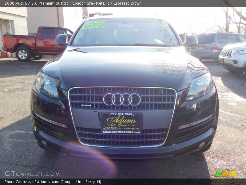 Condor Grey Metallic / Espresso Brown 2008 Audi Q7 3.6 Premium quattro