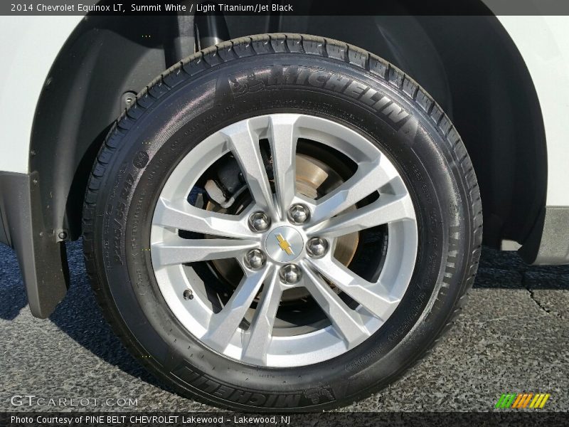Summit White / Light Titanium/Jet Black 2014 Chevrolet Equinox LT