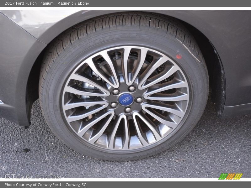 Magnetic / Ebony 2017 Ford Fusion Titanium