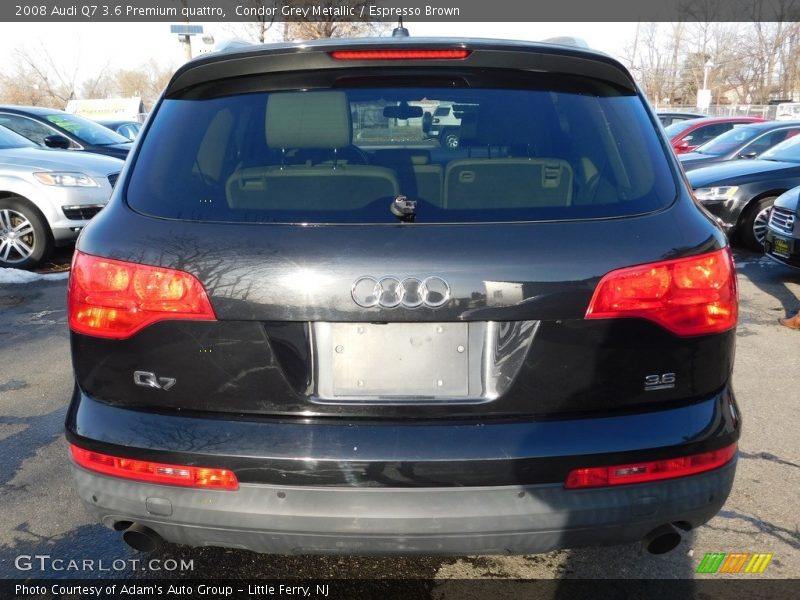 Condor Grey Metallic / Espresso Brown 2008 Audi Q7 3.6 Premium quattro