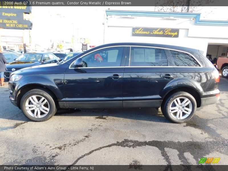 Condor Grey Metallic / Espresso Brown 2008 Audi Q7 3.6 Premium quattro