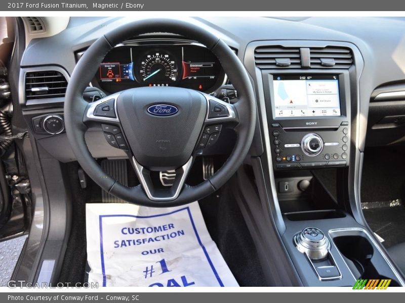 Magnetic / Ebony 2017 Ford Fusion Titanium