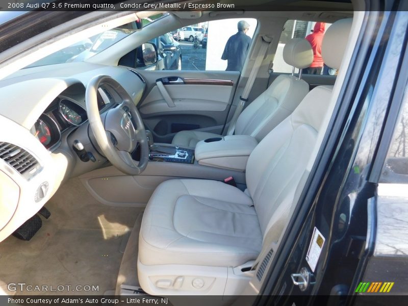 Condor Grey Metallic / Espresso Brown 2008 Audi Q7 3.6 Premium quattro