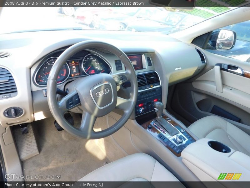 Condor Grey Metallic / Espresso Brown 2008 Audi Q7 3.6 Premium quattro
