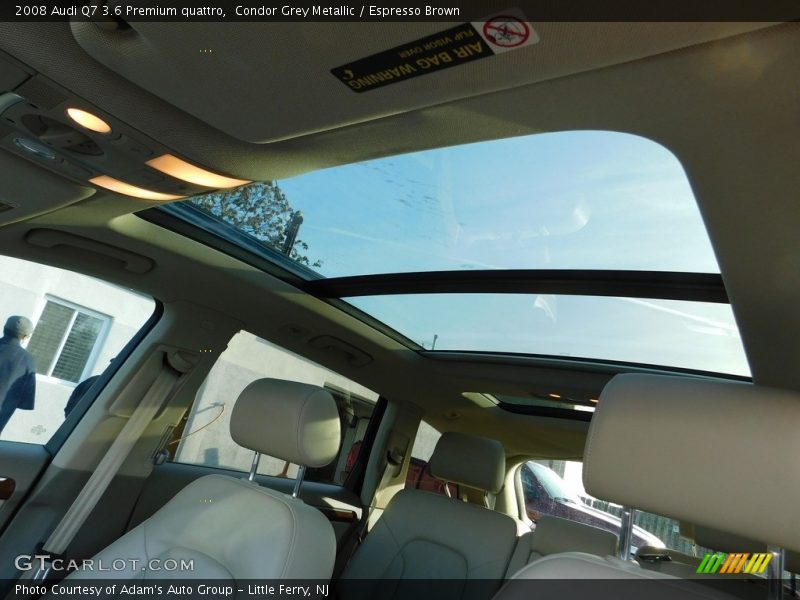 Condor Grey Metallic / Espresso Brown 2008 Audi Q7 3.6 Premium quattro