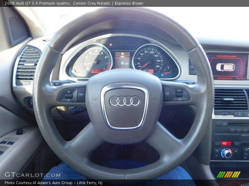 Condor Grey Metallic / Espresso Brown 2008 Audi Q7 3.6 Premium quattro