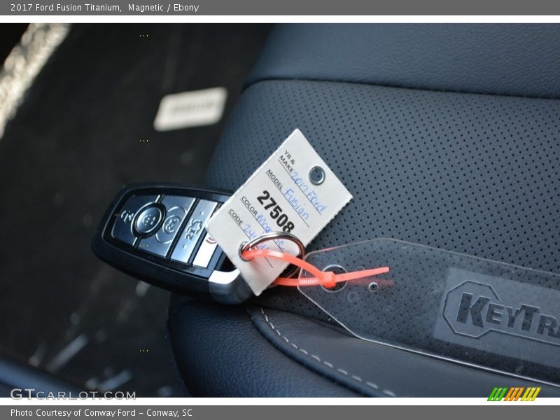 Magnetic / Ebony 2017 Ford Fusion Titanium