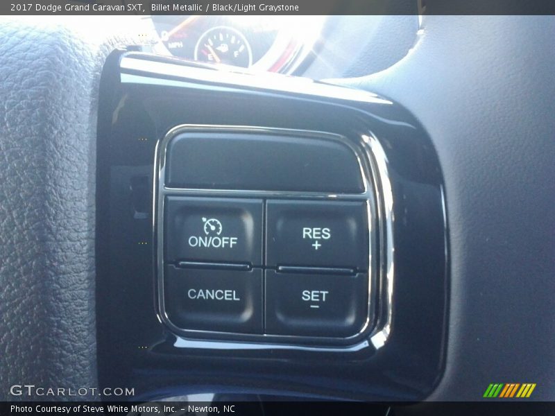 Billet Metallic / Black/Light Graystone 2017 Dodge Grand Caravan SXT